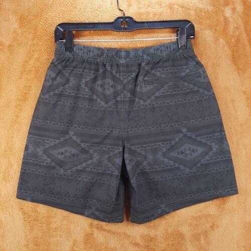 CHUBBIES Mens Shorts Small Gray Aztec Pull On Compression THE QUEST 7" - Picture 3 of 9