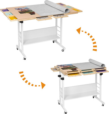 Tektalk 2000 Piece Foldable Puzzle Board with Height Adjustment, Jigsaw Puzzle T