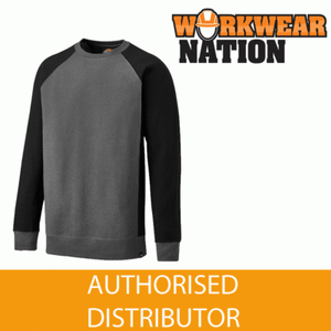 Details about / Dickies SH3008 Two Tone Sweatshirt Mens Contrast Crew Neck Work Jumper S-4XL