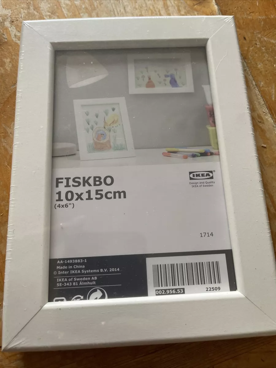 FISKBO Frame, white, 4x6 - IKEA