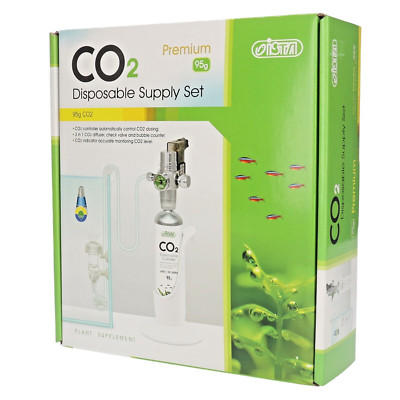 Premium CO2 95g Einweg Pflanzenergänzung CO2 Vorratsset für bepflanzte Aquarien