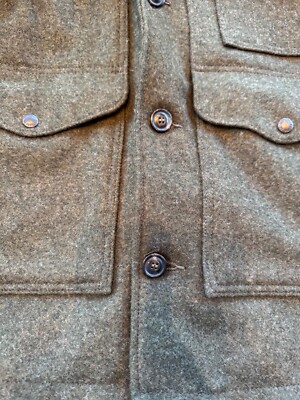 NWT 2021 FILSON LINED MACKINAW WOOL PACKER COAT FOREST GREEN