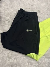 Nike Dri-FIT Joggers 23 Soccer Pant Sz XL Black Yellow DH9159-014 Zip $70
