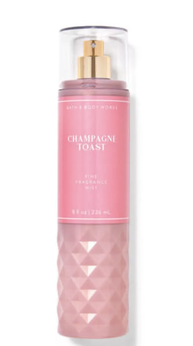 Bath & Body Works Champagne Toast Fine Fragrance Body Mist Spray 8 oz