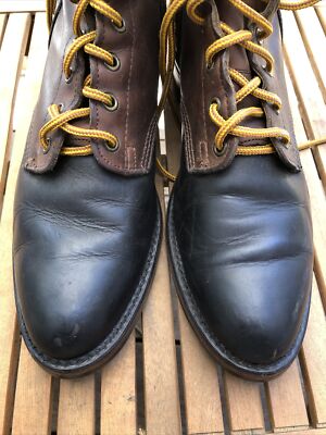 Santa Fe Boot Company Packer Logger 12 D Work Lace Up Boots Brown Leather Kiltie Santa Fe Boot Company | eBay main image 2