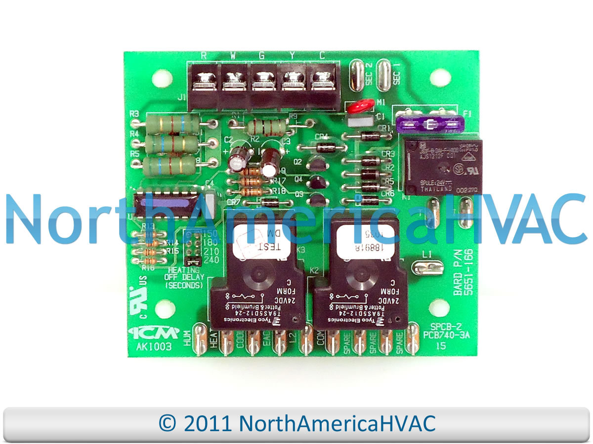 OEM Oil Furnace Blower Control Board Fits Bard 5651166 SPCB2 PCB740