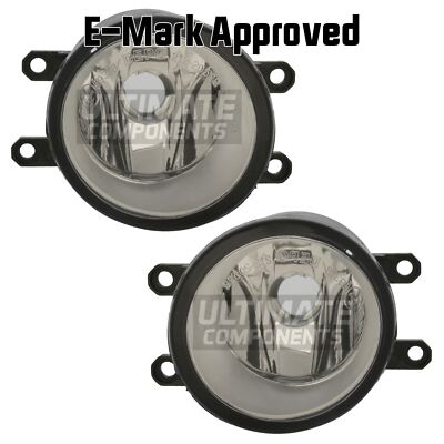 Fits Toyota Verso S 2009-4/2014 Front Fog Spot Lights Lamps Drivers & Passenger