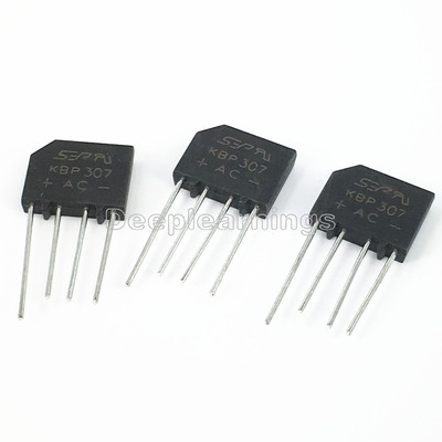 100PCS KBP307 Rectifier Flat bridge Bridge Rectifier 3A/700V IC