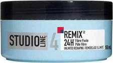 L'Oreal Studio Line REMIX 24H Unlimited reshaping Fibre paste 5 oz PACK OF TWO