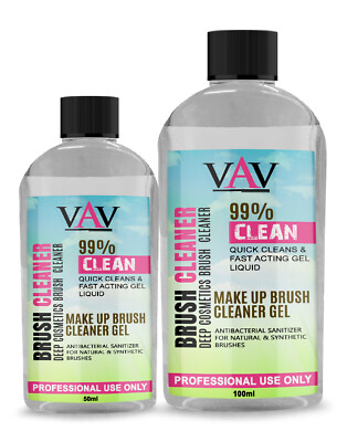 GEL MAKE-UP PINSEL SCHNELLREINIGER / STERILISIERENDE FLÜSSIGKEIT UK SCHNELLE LIEFERUNG