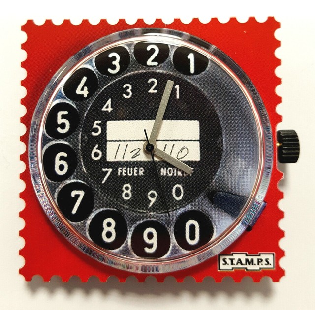 S.T.A.M.P.S. Cinturino In Pelle Classico Per Orologio - 225 Mm, Fibbia Acciaio Inox, 9 Fori, Regolabile, Unisex