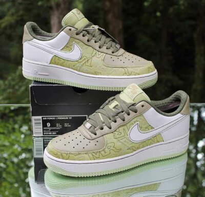 Nike Air Force 1 '07 Women's Size 10.5 Premium Pistachio White 315186-311 |  eBay