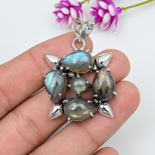 925 Sterling Silver Labradorite Pendant Designs Pendant Beautiful Pendant Gifts