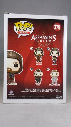 Funko Pop Movies 379 Assassin's Creed Crouching Aguilar Lootcrate Exclusive - Picture 3 of 5