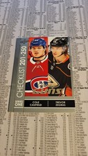 2021-22 Upper Deck Ice Hockey Young Guns Checklist Caufield/Zegras #250