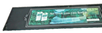 KOOL Cigarettes VENDING MACHINE Vinyl OVERLAY 27”X 7” DISPLAY 1980