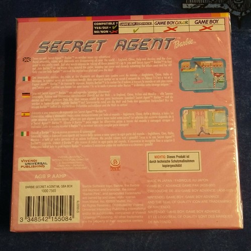 BARBIE Secret Agent per Game Boy Advance Edizione italiana nuovo sigillato - Picture 2 of 2