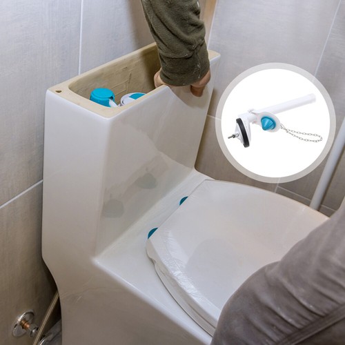 Strumento di riparazione valvola di scarico WC con catena e flapper per un WC
