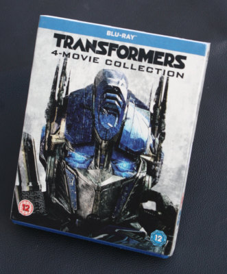 NEW - OVP - 4 DISC BLU RAY BOX - TRANSFORMERS 4 MOVIE COLLECTION - DEUTSCHER TON