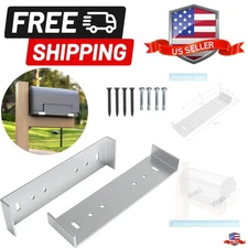 Mailbox Mounting Bracket, 8" Wide Floor Rust-Free Mailbox Brackets for Post, ...