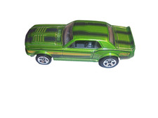Hot Wheels Green 2010 1967 Ford Shelby Mustang Gt - Made In Malaysia As Shown Rj