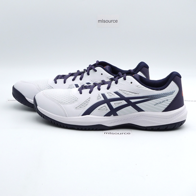 Asics Upcourt 6 Mens Volleyball Shoes Sz 10.5 White Black Mesh Lace-Up Sneakers Men main image 3