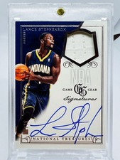 2014 Panini Game Gear Lance Stephenson Indoana Pacers Patch Auto  /75 #GS-LS