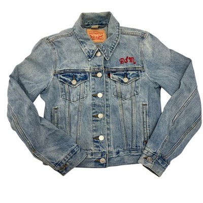 Levi s Jeansjacke Damen Small Trucker Light Wash Fitted Red Tab