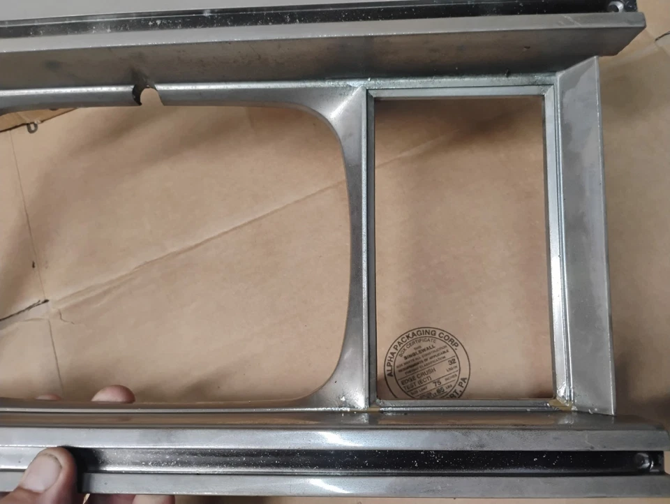 1981 Chevrolet Malibu Right Front Headlight & Signal Bezel Chrome Original OEM - Image 4 of 4