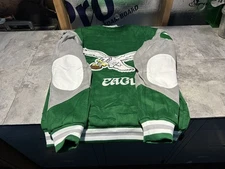 NWT Princess Diana Lady Di Philadelphia Eagles Mitchell & Ness Jacket Medium