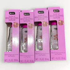 4btls. GLOW UP REVITALIZING SERUM W/POMEGRANATE EXTRACTS & PEPTIDES. 30ml.each