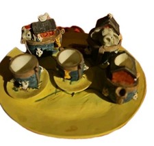Noah's Ark Vintage Miniature Tea Set 10-Piece 1995 Youngs Inc.