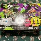 Nintendo Wii U Console Splatoon Set 32GB with amiibo Aori & Hotaru Used Game