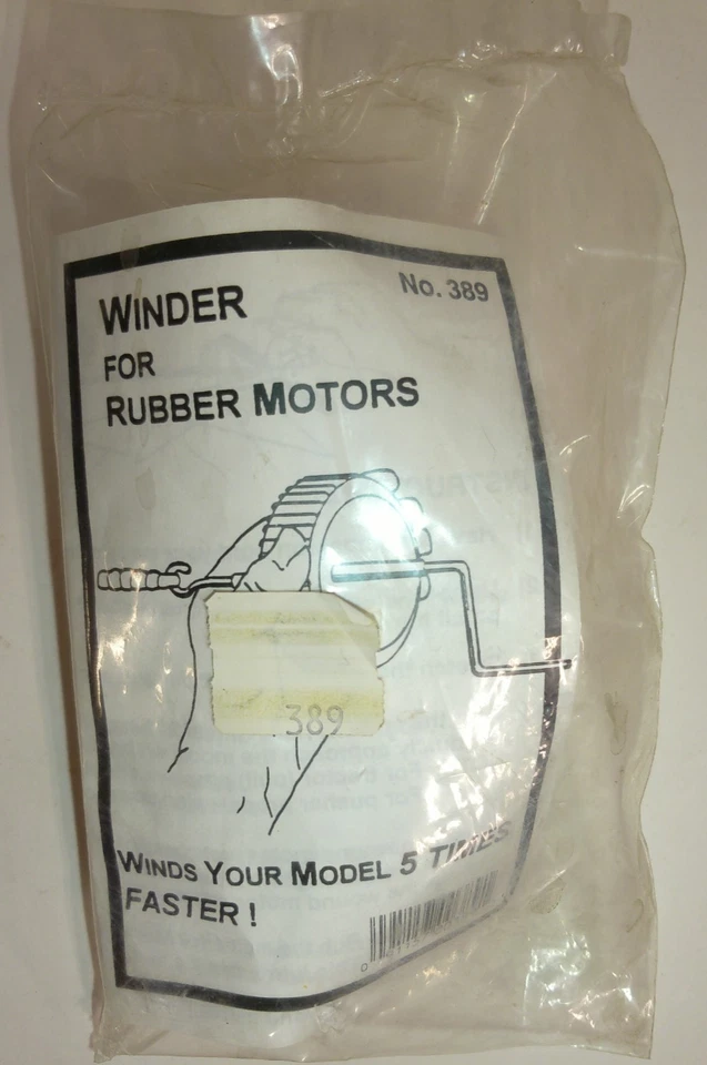 RARE Sterling Models/Kyosho No. 389 Winder For Rubber Motors - Image 2 of 2