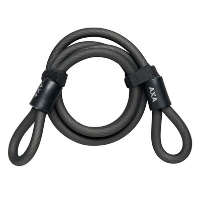 AXA Schlaufenkabel Länge 120cm Ø10mm Schwarz
