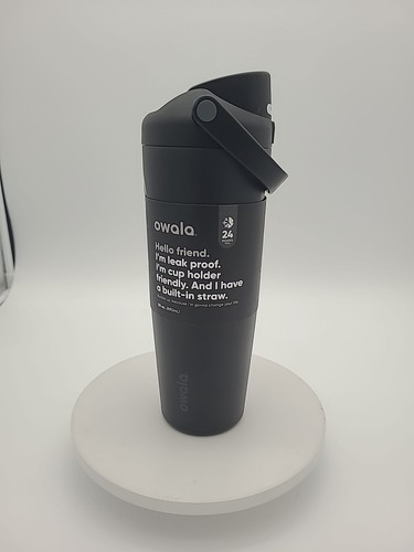 Owala FreeSip Sway Stainless Steel Water Bottle 30oz Handle Very Very Dark Marks