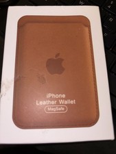 Genuine Apple Leather Wallet Golden Brown wit...