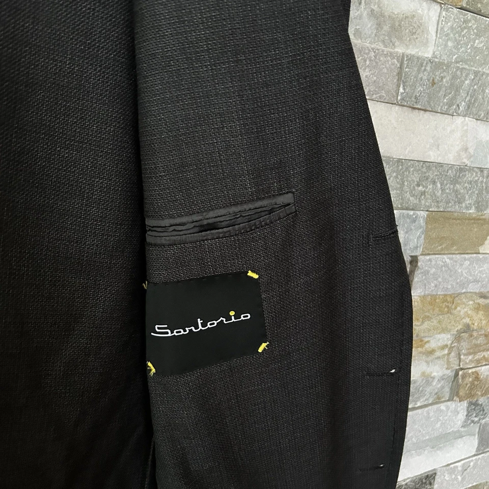 NUEVO Sartorio Napoli Kiton Submariner Napoli Abrigo Deportivo Blazer Chaqueta Lana 40R Foto 3 de 4