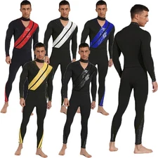 Mens Outfits Tango Dancewear Open Crotch Costume Ballet Bodysuit Overall Hollow