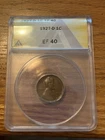 1927-d  Lincoln cent  , extra fine EF-40, scarce