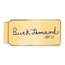 Gold-plating over Sterling Silver Walter BUCK Leonard Hall of Fame Signature Epo