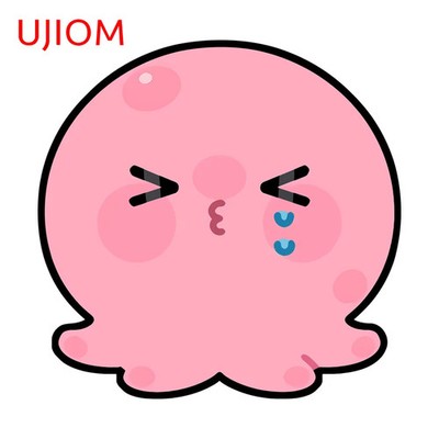 UJIOM Takopi Anime Wall Stickers Cute Cartoon Character Living Room Laptop Decal
