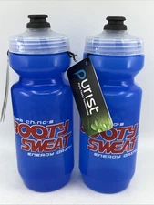 SET of 2 TROPIC THUNDER ~ BOOTY SWEAT CUSTOM Specialized Purist Water Bottles MD