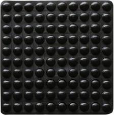 100 Pieces Rubber Feet Pads Adhesive Buffer Door Bumpers Self Black 