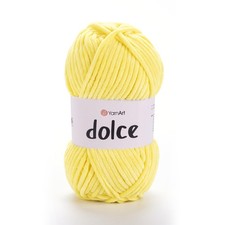 Dolce Yarn by Yarnart Soft Chenille Velvet Super Bulky Yarn - 100g 3.53 oz,