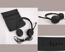 Jabra Evolve2 On-Ear Headset Stereo Wired USB-C w/ Microphone Tested W4484