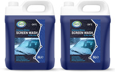 Screenwash 2 X 5L Concentrate - Powerful De-Icer & Windscreen Cleaner (-24°C) | 2.22 per litre