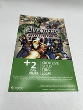Microsoft - Xbox Live 2 Day GOLD Membership Card US & 48 Hour Free Trial Unused