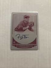 Jose Peraza 2013 Bowman Chrome 1/1 Rookie Auto RED