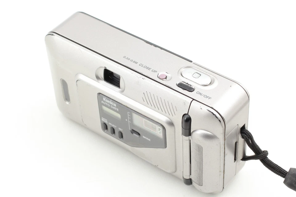 LCD Works KONICA BIG MINI A4 Silver POINT & SHOOT 35mm FILM CAMERA From JAPAN - Image 3 of 4
